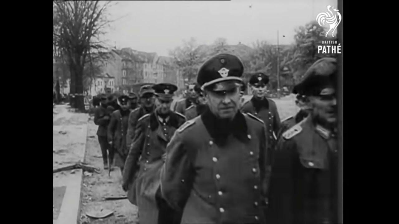 'Video thumbnail for German officers surrendering 1945.'