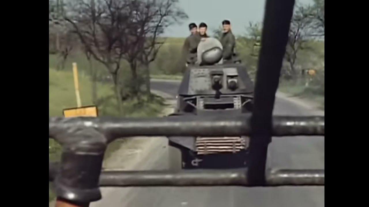 'Video thumbnail for German tanks on Autobahn early in World War II.'